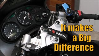 Aligning Motorcycle Forks after a Crash [upl. by Maidie856]