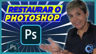 COMO RESETAR O PHOTOSHOP PARA ACABAR COM ERROS E FICAR com as CONFIGURAÇÕES originais [upl. by Noxaj]