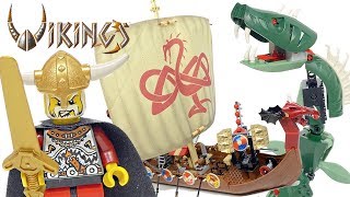 LEGO Vikings Ship Challenges the Midgard Serpent review 2005 set 7018 [upl. by Eiramnerual]