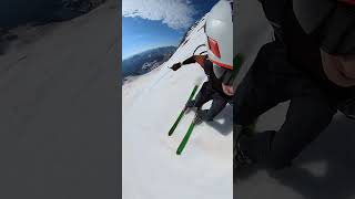 Skiing Snowmass Mountain skimountaineering [upl. by Euqenimod]