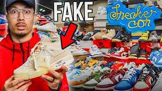 EXPOSING FAKE Shoes At Sneaker Con Real Reps or Custom [upl. by Keen]