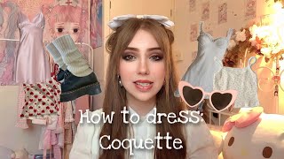 How to dress COQUETTE  Stepbystep guide ♡ [upl. by Hertha]