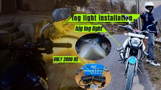 FREEDOM CNG 125 LED Fog Light Installed😱HJG ORIGINAL 4LED CNG BIKE FOG LIGHT Headlights Modification [upl. by Brewster]