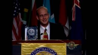 Toastmasters Winning Acceptance Speech Darren LaCroix [upl. by Acilegna]