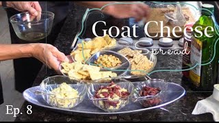 GOAT CHEESE SPREAD  Appetizer with No Baking No Cooking [upl. by Eiznekcam]