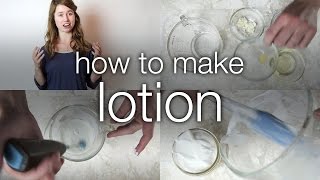 How to Make a Basic DIY Lotion from scratch  Humblebee amp Me [upl. by Minne391]