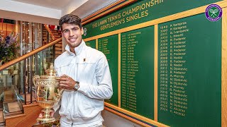 Wimbledon grass prepped for tennis season [upl. by Gnoht]