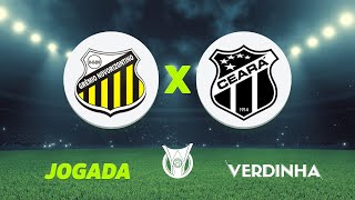 NOVORIZONTINO X CEARÁ AO VIVO CAMPEONATO BRASILEIRO SÉRIE B  10052024 [upl. by Eical486]