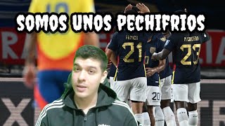 Reacciones Colombia 0  1 Ecuador  Somos los mas pecho fríos de Sudamérica 😡Absurdo lo que votamos [upl. by Ziegler]