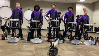 Cedar Ridge Drumline 2024 uil state prelims p1 [upl. by Naffets]