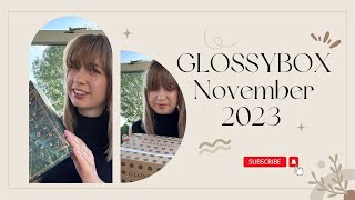 GlossyBox November 2023 Unboxing  Is this beauty box worth the price [upl. by Marek]