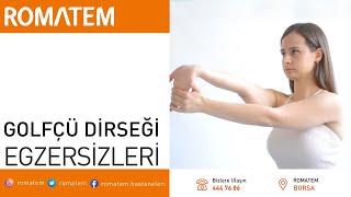 Golfçü Dirseği Medial Epikondilit Egzersizleri [upl. by Nellda]