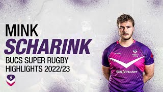 Mink Scharink  Loughborough University 1st XV  BUCS Super Rugby Highlights 202223 [upl. by Rednasela963]