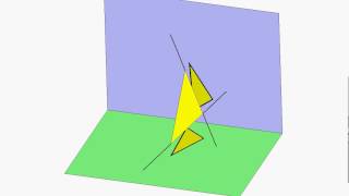 1 finding the traces of an oblique plane given a lamina [upl. by Yznel]