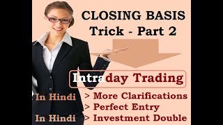 INTRADAY TRADING PERFECT ENTRY SHORT SELL RS 1 LAC GUARANTEE IN HINDI [upl. by Sila]