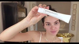 FULL VIDEO Kendall Jenners Real Skincare Routine Without Proactive Acne Treatment [upl. by Ethelred783]