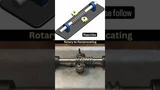 Rotary to Reciprocating Mechanism Explained 🔄➡️ EngineeringDesign [upl. by Sabu]