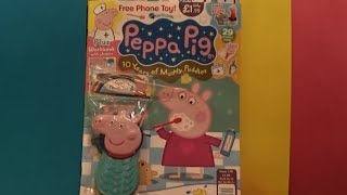 Peppa Pig Magazine with surprise Toy fun learning activities for Kids children [upl. by Pontius701]