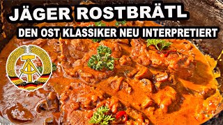 Jäger Rostbrätl den Ost Klassiker neu interpretiert  The BBQ BEAR [upl. by Fredenburg]