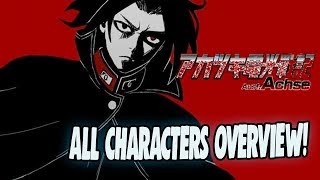 Finding A Character  Akatsuki Blitzkampf Ausf Achse All Characters Overview [upl. by Essyle]