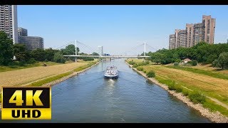 Mannheim Panorama View  4K UHD Video  Relaxing Music Beethoven [upl. by Neehsuan]