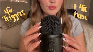 ASMR bare mic tapping scratching amp cupping top base buttons [upl. by Delila]