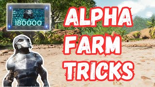 ASA  FASTEST Way To Get Ressources  Farm Like Alpha Tribes ARK Survival Ascended 4K [upl. by Atteuqaj]