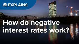 How do negative interest rates work  CNBC Explains [upl. by Naget]