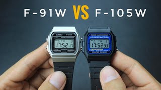 Mending pilih mana❓️Casio F91W atau Casio F105W [upl. by Daniella]