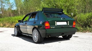 Lancia Delta HF Integrale Evoluzione Verde York Straight Pipe Exhaust Sound Intake Noise amp More [upl. by Assili]