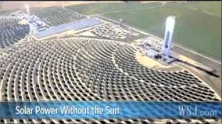 WSJ  Solar Plant to Generate Power After Sundown [upl. by Joleen]