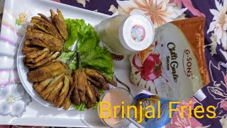 Brinjal Fries  Desi Brinjal fries  Pakistans Special [upl. by Sancho776]