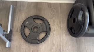 Elevens Rubber Weight Plates 2 Inch Cast Iron Grip Plates Olympic plates Review [upl. by Daht]