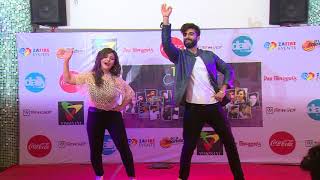 Aashika Bhatia And Mnv Dance AT 1ST MUSER CONCERT KOLKATA17 [upl. by Ordnael]