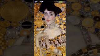 Portrait of Adele BlochBauer I 1907 by Gustav Klimt [upl. by Etnauj]