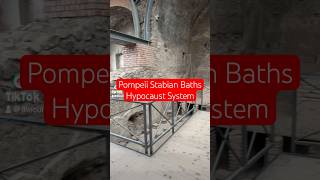 Pompeii Stabian Baths hypocaust roman engineering pompeii ancient history [upl. by Nwahs]