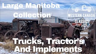 Large MB Farm Tractor Truck and Implement Collection Titan Hart Parr John Deere Etc [upl. by Aneed]