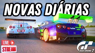 🔴Gran Turismo 7 💥 CORRIDAS DIÁRIAS AO VIVO 💥 [upl. by Greta]