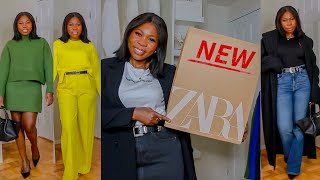 NEW IN ZARA SPRING TRY ON HAUL 2024  STYLE [upl. by Cartwell]