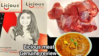 LICIOUS meat review Licious mutton boxing Licious Online meat delivery store  DEYAs kitchen [upl. by Drofliw703]