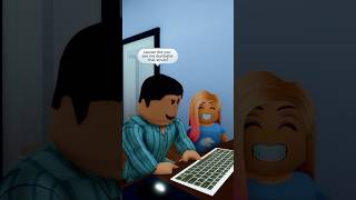 Toddler busted playing roblox at 3am roblox shorts brookhaven [upl. by Anirehs]