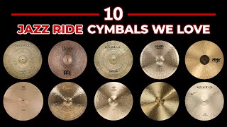 10 Jazz Ride Cymbals Compared  Which Is Best For You [upl. by Ilrebmik]