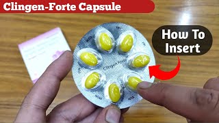 Clingen Forte CapsuleWhite Discharge से छुटकारा पाने की सबसे असरदार दवाईHow To UseFull Review [upl. by Baynebridge]