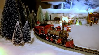 The Polar Express Christmas Village 2020  2021 with Dept 56 Lemax and Lionel FlyerChief Train [upl. by Carlyle]