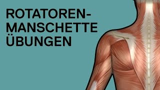 ROTATORENMANSCHETTE ÜBUNGEN ohne Geräte auch gegen Schulterschmerzen [upl. by Ennairac]