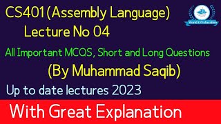 Cs401 lecture 4 cs401 lecture no 4  cs401 short lectures cs401 short lecture 4 by Sir Saqib [upl. by Aitret]