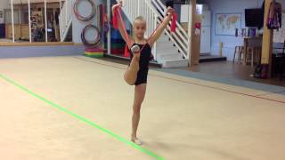 Rhythmic Gymnastics Training with Therabands [upl. by Lean]