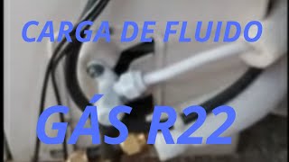 Carga de gás R22 Fluido Refrigerante R22 [upl. by Fey]