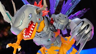 THIS IS THE ULTIMATE DIGIMON KIT  Figurerise Standard Amplified Metal Greymon [upl. by Anialed]