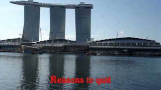 Reasons To Quit  Merle Haggard Karaoke byCharlie Marina Bay Integrated Resorts [upl. by Syxela]